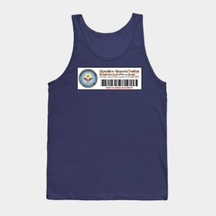 MJ-12 Asset Tag - Majestic Twelve Tank Top